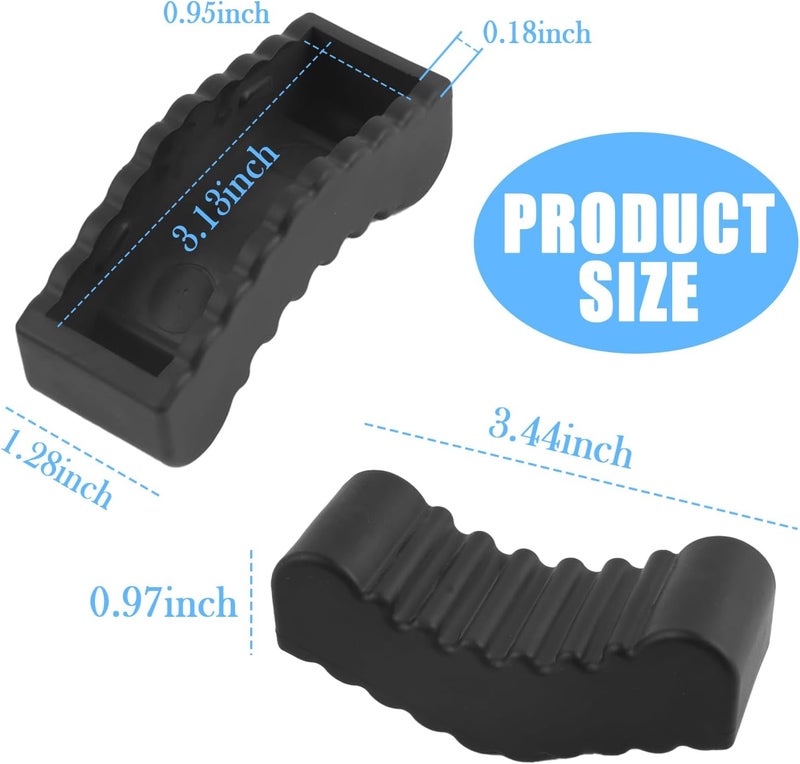 Figpade 2PCS Jack Stand Pads,Anti-Slip Rubber Floor Jack Pad Fit 2-3 Tons Heavy-Duty Jacks Stands,Professional Floor Jacks Rubber Pads Provides Cushion & Protection Car Accessories - Image 2